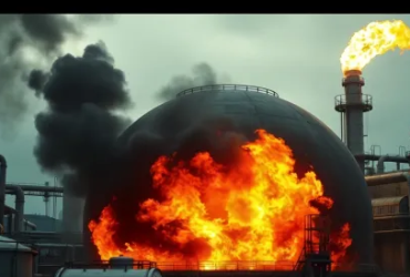 Pipeline Fire at Iraq’s Zubair Oilfield Leaves Two Dead, Five Injured